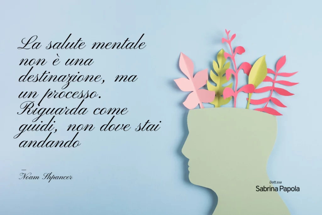 Salute mentale citazione Noam Shpancer | Sabrina Papola